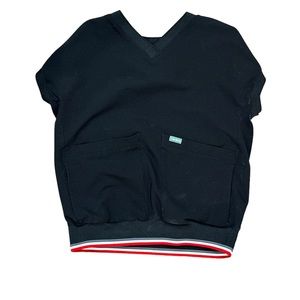 Mediclo Bottle Edition:FYSEL Lanai Scrub Top Black XS